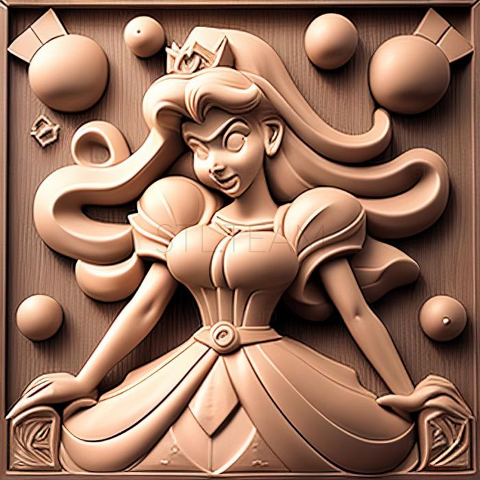 3D модель Святая принцесса Пич из Super Mario (STL)